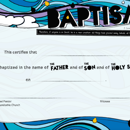 BaptismCertificate